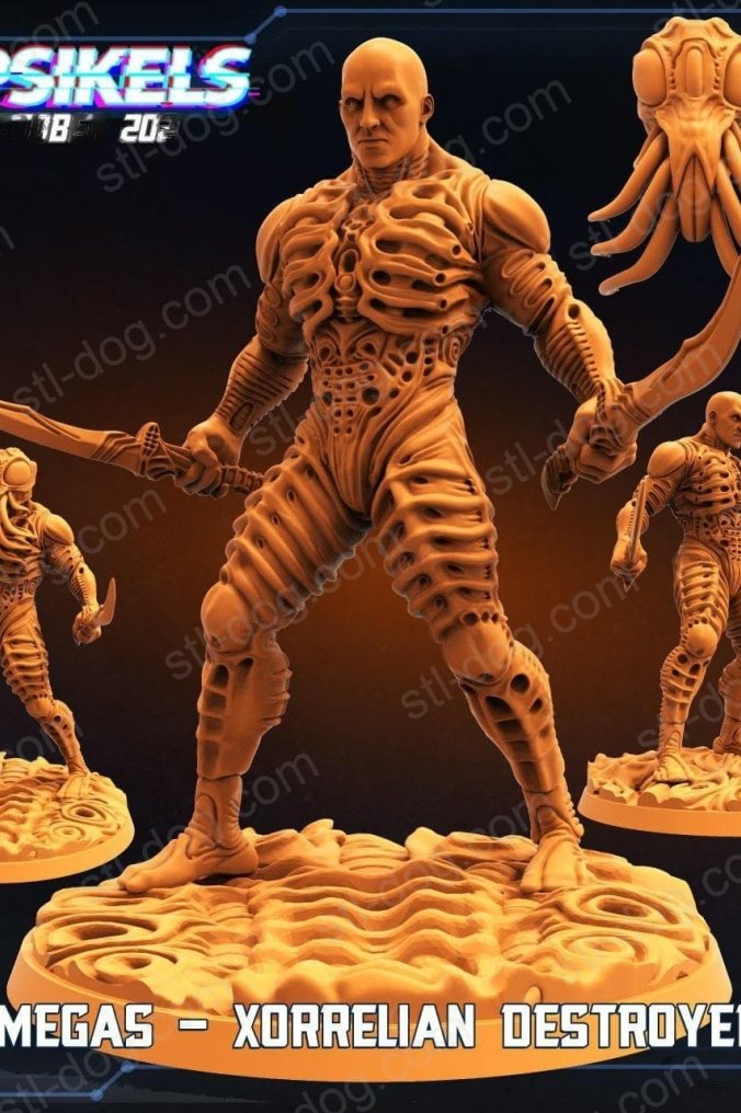 外星人VS人类 3D打印图纸